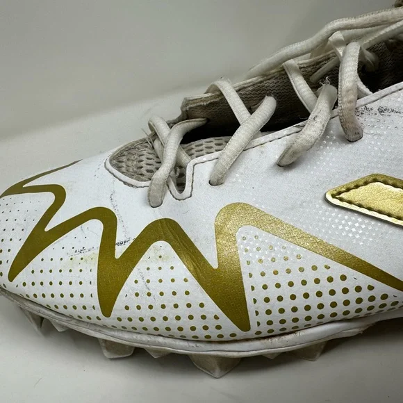 Men’s Adidas Freak 22 gold white 12 football cleats - Picture 11 of 13